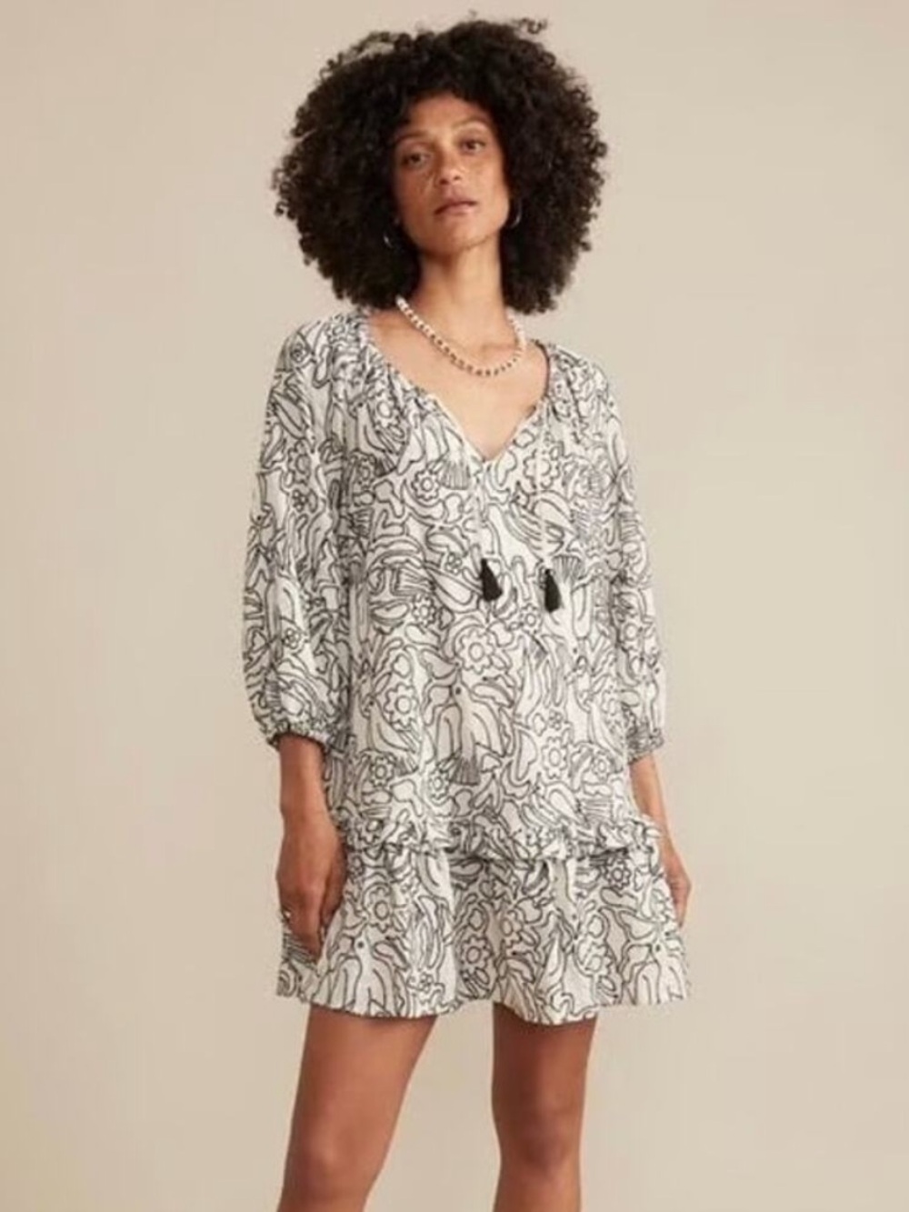 NWT Marine Layer size S Flora embroidered mini dress